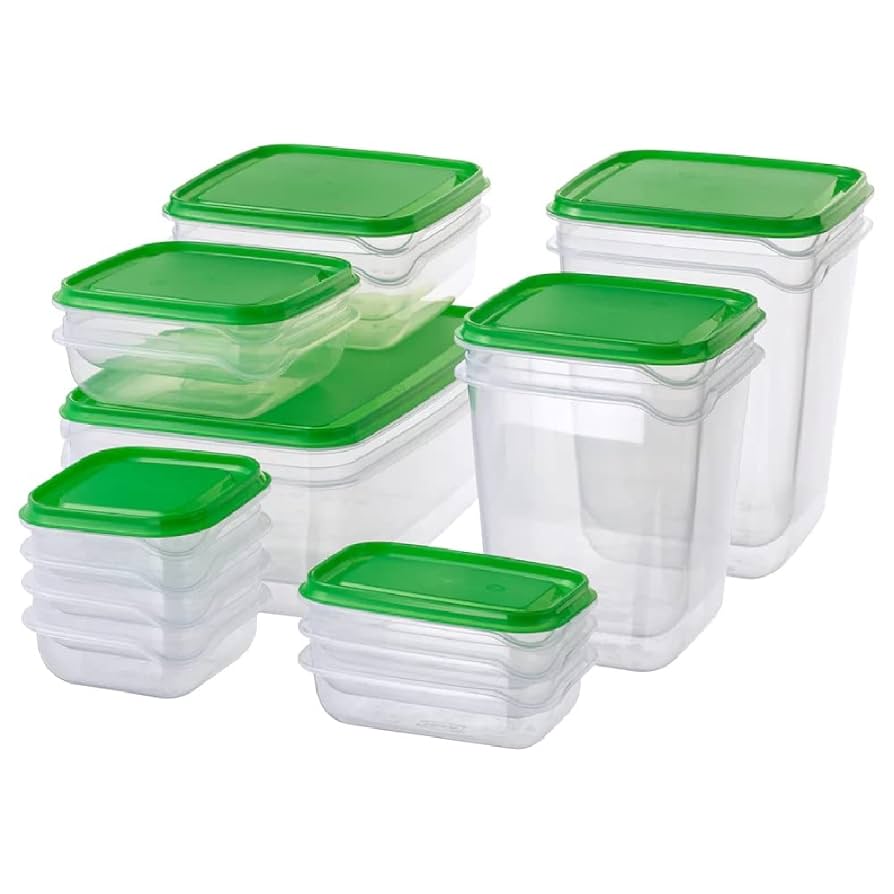 Amazon.com: PRUTA Food Container Boxes with Lid Set of 17